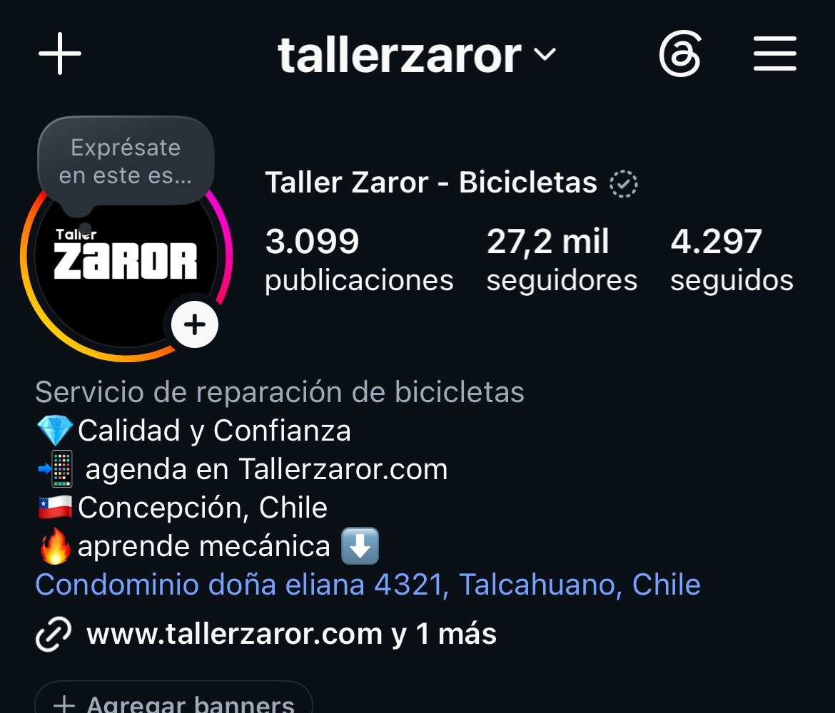 Instagram Taller Zaror
